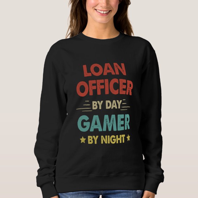 Moletom Loan Officer By Day Gamer By Night  1 (Frente)