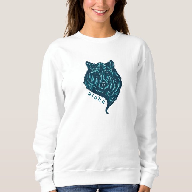 Moletom Lobo alfa (Frente)