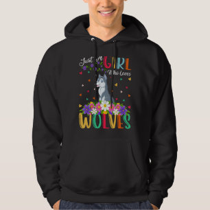 Moletom Lobo  Apenas Uma Garota Que Ama Lobos