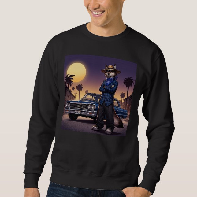 Moletom Lobo E Lowrider (Frente)
