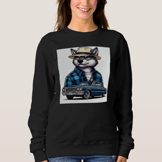 Moletom Lobo Lowrider (Frente)