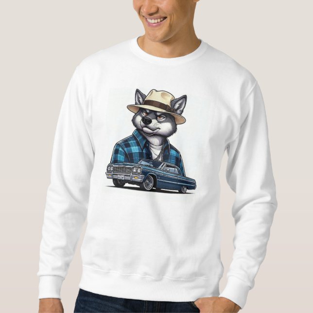 Moletom Lobo Lowrider (Frente)