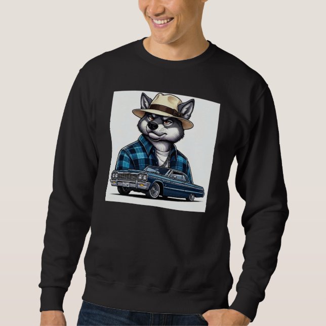 Moletom Lobo Lowrider (Frente)