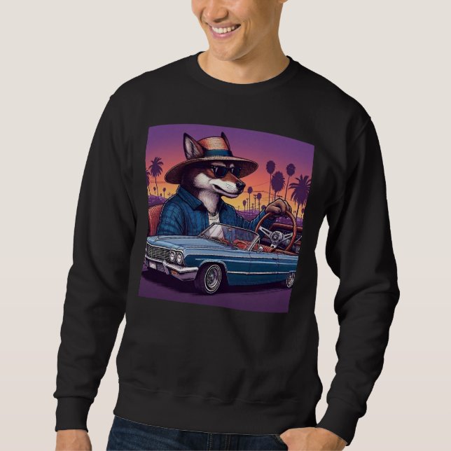 Moletom Lobo Lowrider Wolfy (Frente)