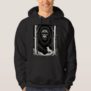Moletom Lobo-Pé-Grande e Branco na Floresta Birmanesa