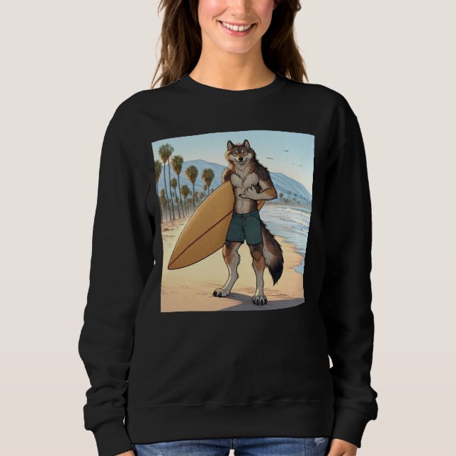 Moletom Lobo Surfista   (Frente)