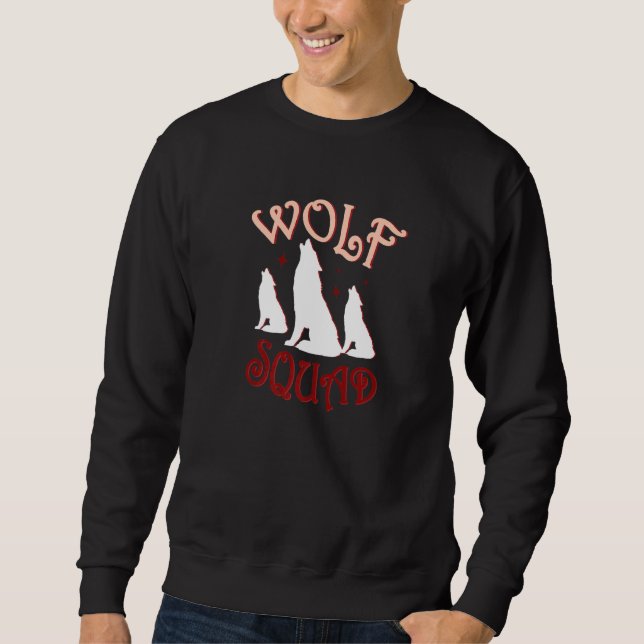 Moletom Lobos da Natureza Animal da Floresta do Lobo (Frente)