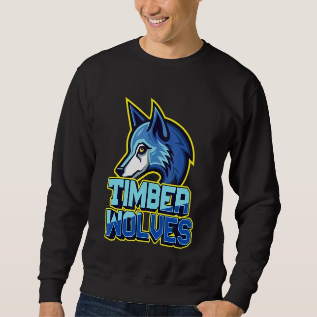 Moletom Lobos-Timber Fan Animal Willife Team Apoiante (Frente)
