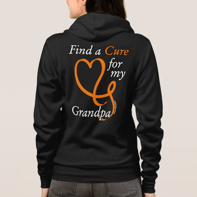 Moletom Localizar um Cure/Heart/Grandpa...RSD/CRPS (Verso)
