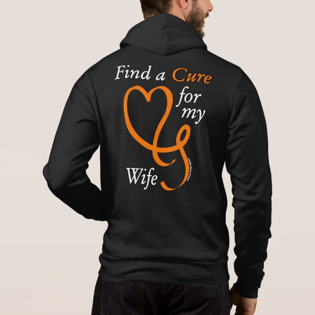 Moletom Localizar uma Cura/Coração/Esposa...RSD/CRPS (Verso)