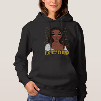 Moletom Loc'd Up Hair Black History Month African Melanin