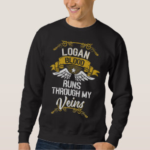 Moletom Logan Blood Atravessa Minhas Veias