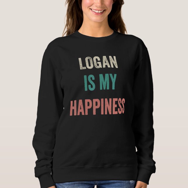 Moletom Logan Is My Happiness (Frente)