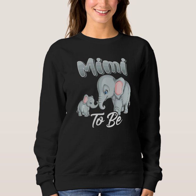 Moletom Logo Mimi Será Elefante Para O Gênero Chá de frald (Frente)