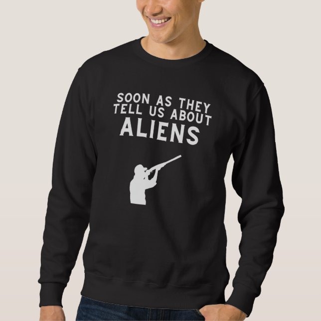 Moletom Logo Que Nos Contem Sobre Aliens Alienígenas (Frente)
