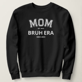 Moletom Logotipo Branco do Ano Personalizado da Era Bruh