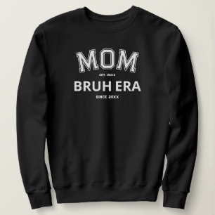 Moletom Logotipo Branco do Ano Personalizado da Era Bruh