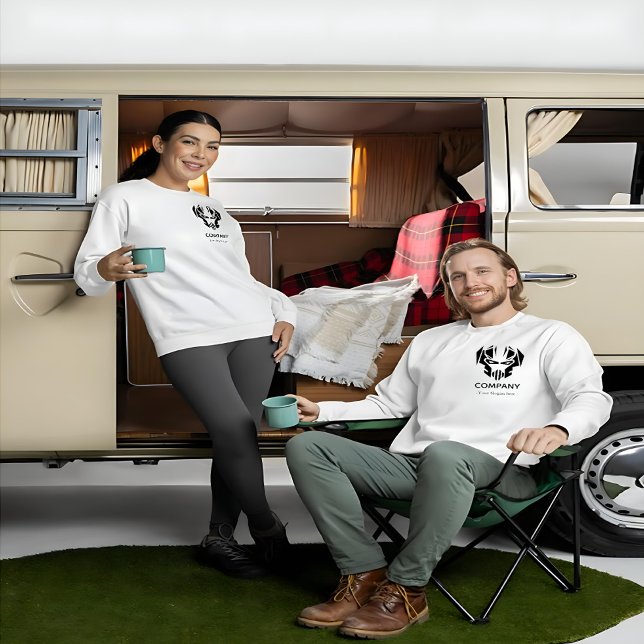 Moletom Logotipo comercial da empresa profissional persona (Custom Professional Company Business Logo Sweatshirt)