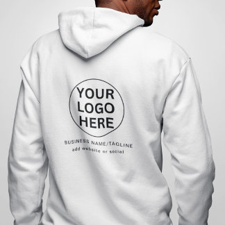Moletom Logotipo Comercial Profissional & Texto Uniforme d