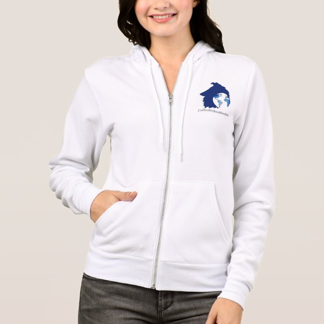 Moletom logotipo da ColliesWithoutBorders (Frente)