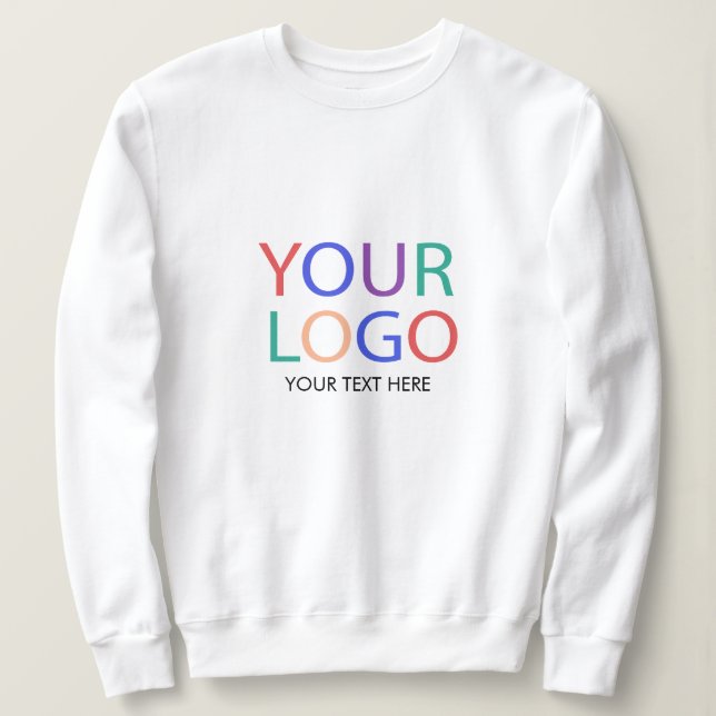 Moletom Logotipo da empresa personalizado profissional - B (Frente do Design)