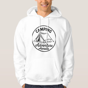 Moletom Logotipo da estrutura de inclinação de acampamento