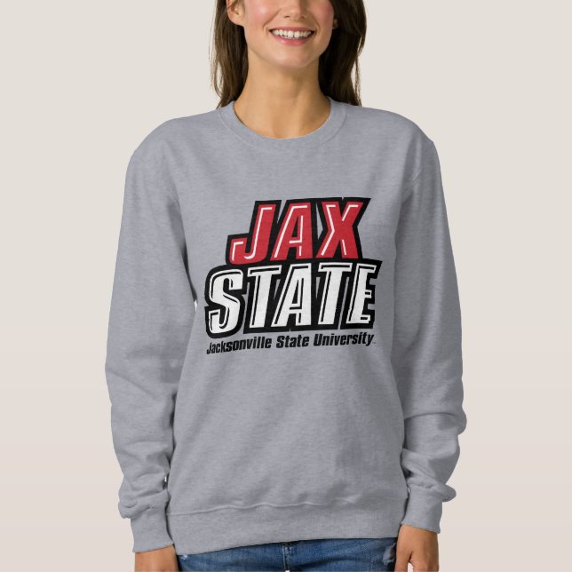 Moletom Logotipo da Jacksonville State University JAX STAT (Frente)