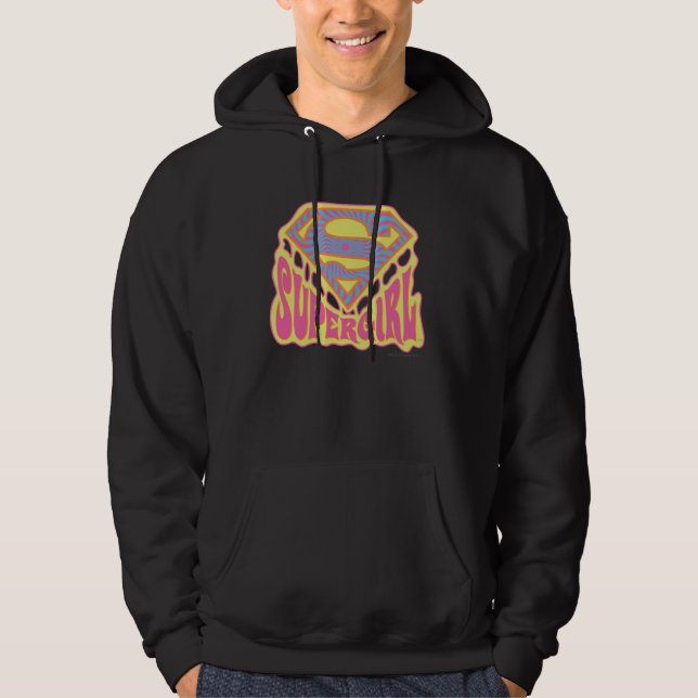 Moletom Logotipo da Supergirl Groovy (Frente)