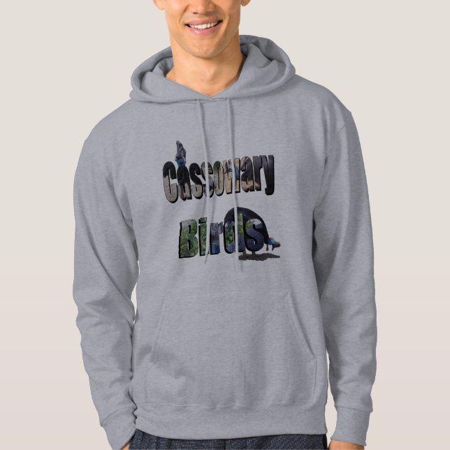 Moletom Logotipo de Captura de Aves Cassárias, Hoodie (Frente)