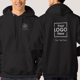Moletom Logotipo de empresa personalizado simples Texto fr