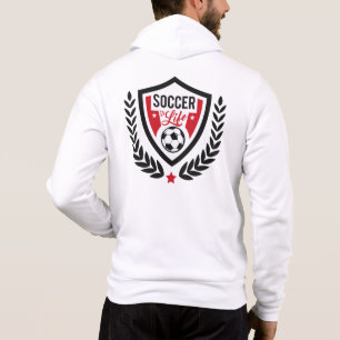 Moletom Logotipo de futebol nome personalizado