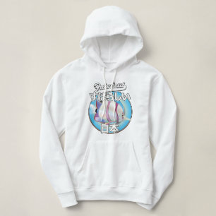 Moletom logotipo de peixe anjo fabuloso Japão