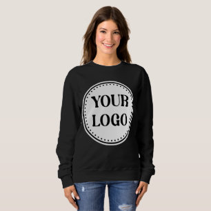 Moletom Logotipo de QR Code Preto Elegante, Minimalista e 