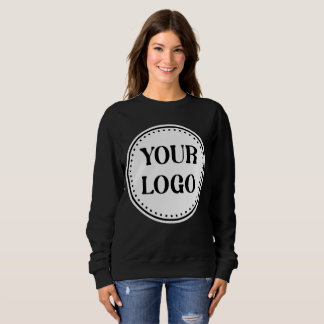 Moletom Logotipo de QR Code Preto Elegante, Minimalista e