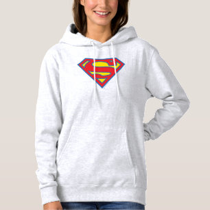 Moletom Logotipo de Supergirl Clássico com Contorno Azul