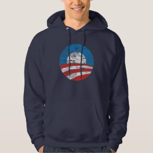 Moletom Logotipo desvanecido de Obama