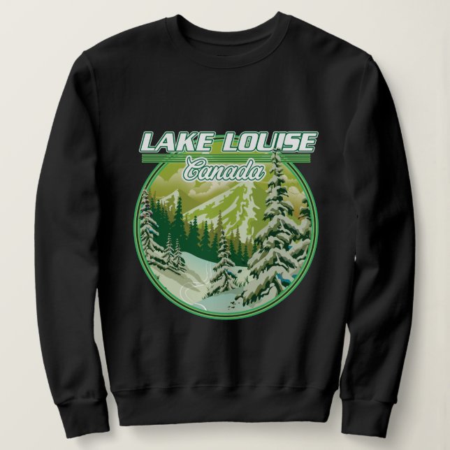 Moletom logotipo do Lago Louise Canadá (Frente do Design)