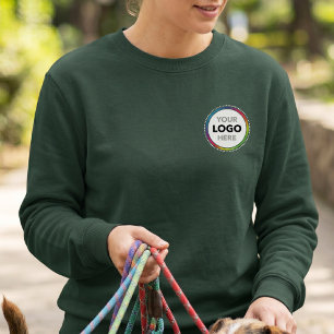 Moletom Logotipo Empresarial Personalizado Roupas Femini