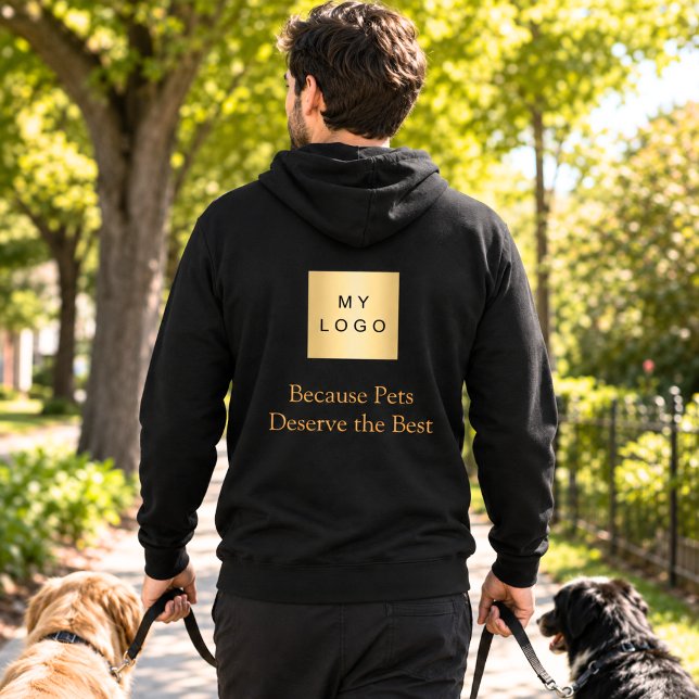 Moletom Logotipo Empresarial Roupas de Trabalho para Cães  (Criador carregado)