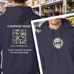 Moletom Logotipo Frontal - Informações de Contato da Empre