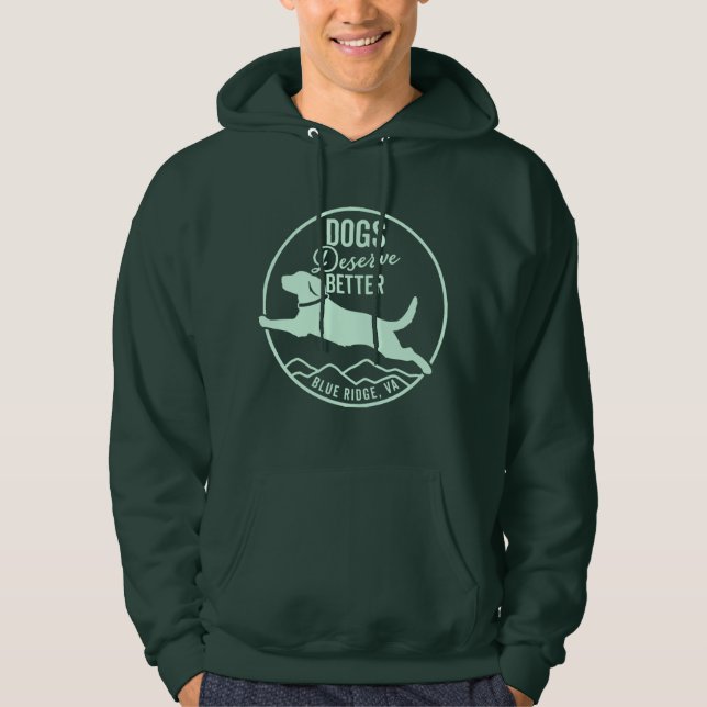 Moletom Logotipo frontal verde da Hoodie Mint (Frente)