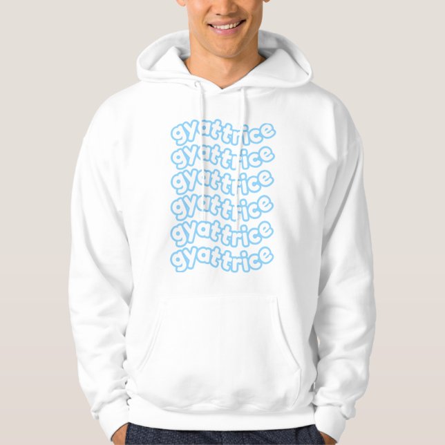 Moletom Logotipo @gyattrice Pastel Blue Men (Frente)