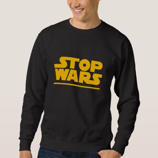 Moletom Logotipo Paródia Stop Wars (Frente)
