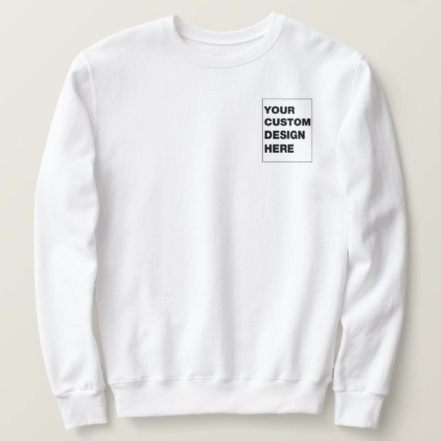 Moletom Logotipo personalizado - Crewneces personalizados  (Frente do Design)