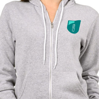 Moletom Logotipo Retro Turquesa Feminino ISD