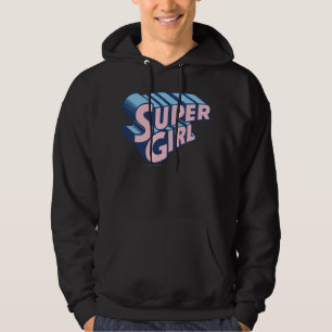 Moletom Logotipo rosa e azul da Supergirl