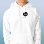 Moletom Logotipo simples e texto Promocional para empresas<br><div class="desc">Adicione seu logotipo e texto a este design de negócios moderno. Excelente para uniformes de funcionários, apresentações comerciais e eventos corporativos, ou para entregar a seus clientes e clientes como itens de promocional. Escolha uma cor básica para refletir a marca da sua pequena empresa e remova o texto, se preferir....</div>