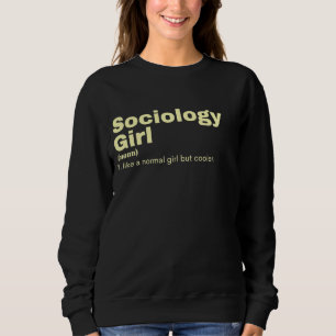 Moletom logy Girl - Sociologia