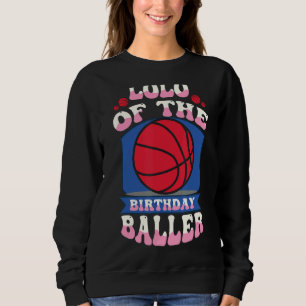 Moletom Lolo Do Aniversário Do Tema De Basquete De Anivers