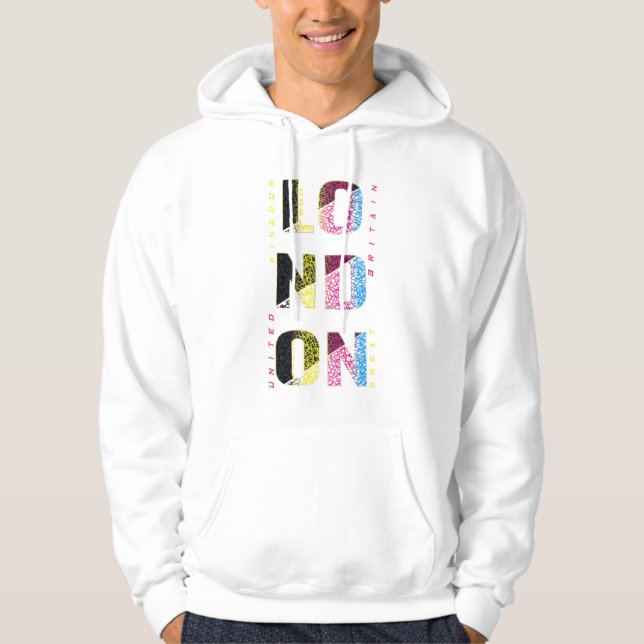Moletom London en multicolores (Frente)